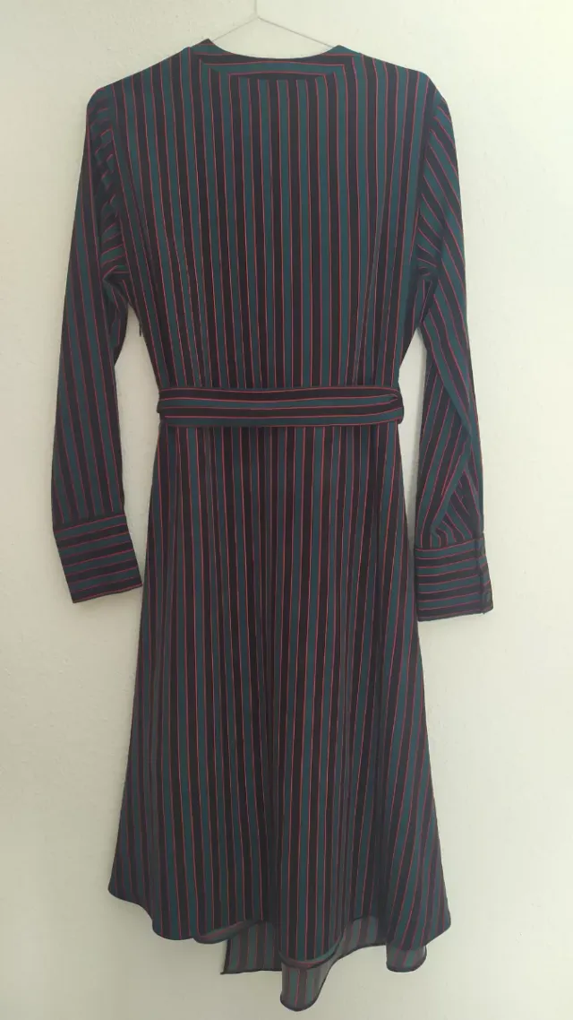 Vestido cruzado ANONYME rayas M