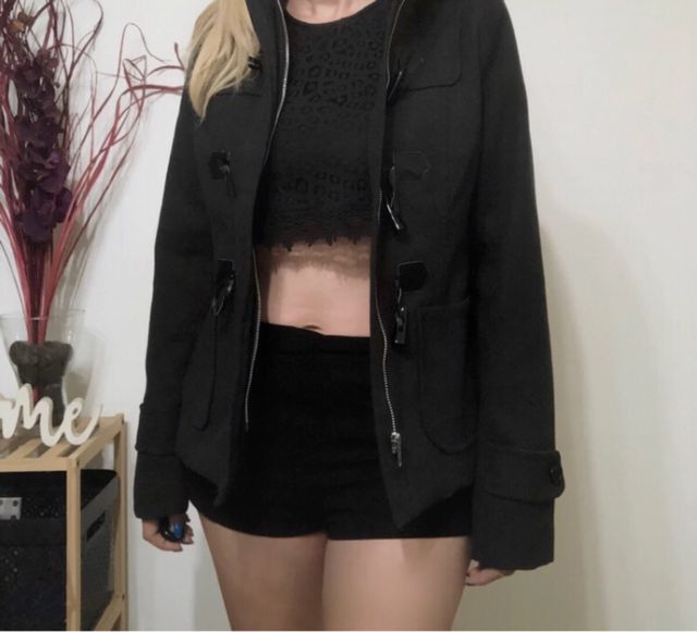 Trenca de paño gris