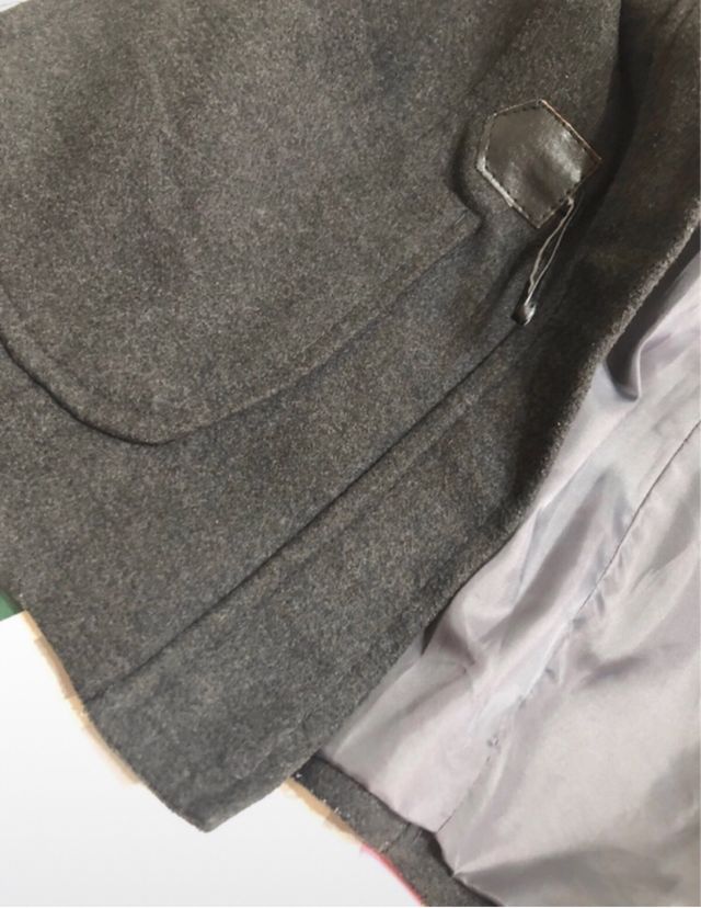 Trenca de paño gris