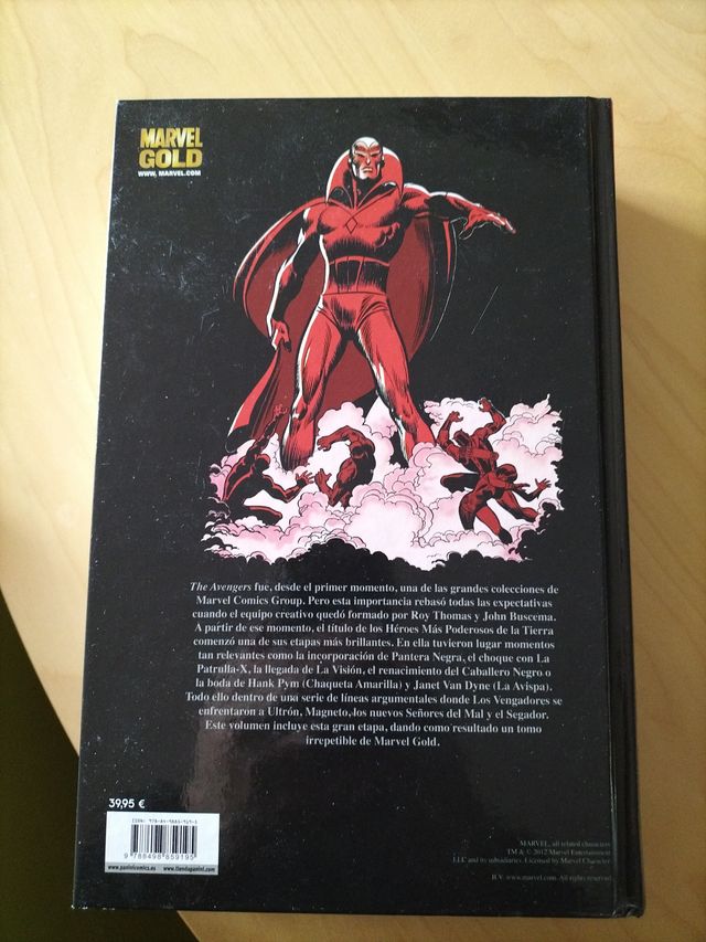 Marvel gold: los vengadores unidos en combate