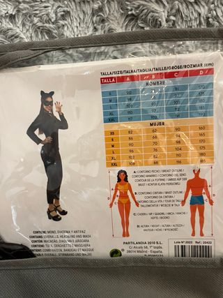 Disfraz Cat Girl Partilandia Talla S