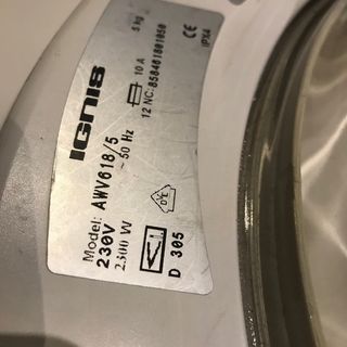 Puerta Lavadora Ignis AWV618/5