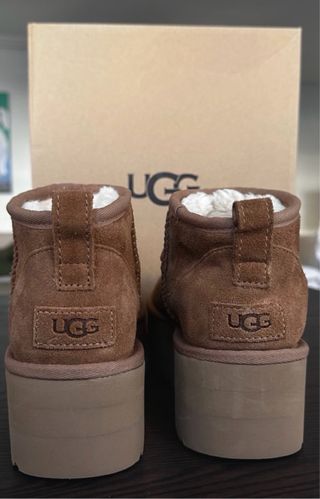 Botas UGG Marrones Plataforma Nuevas
