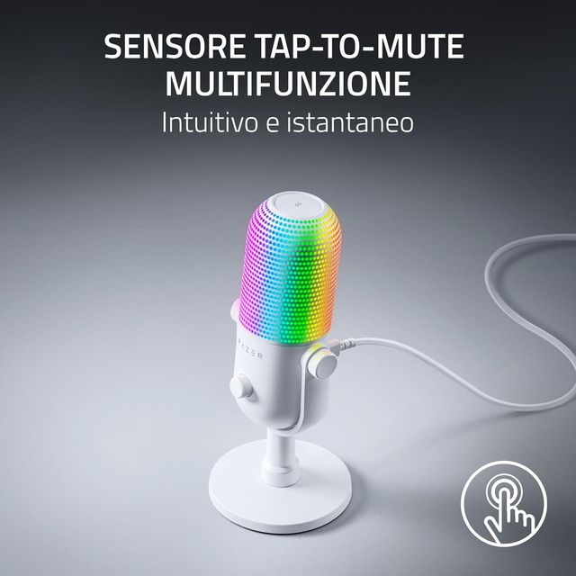 Razer Seiren V3 Chroma Bianco