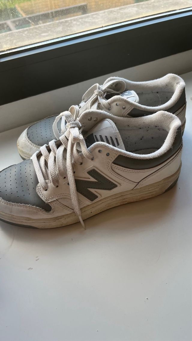 New Balance 480 gris y blanco