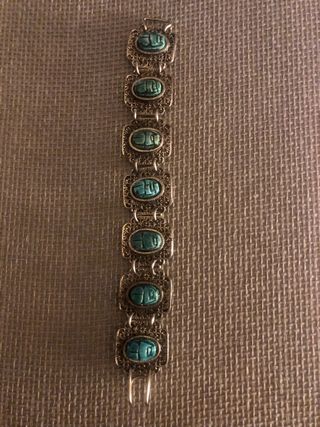 Bracciale vintage con scarabei