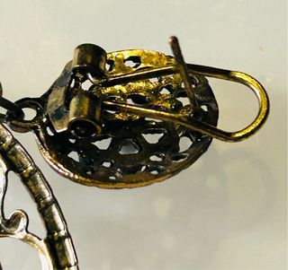 Conjunto Vintage Peineta y Pendientes