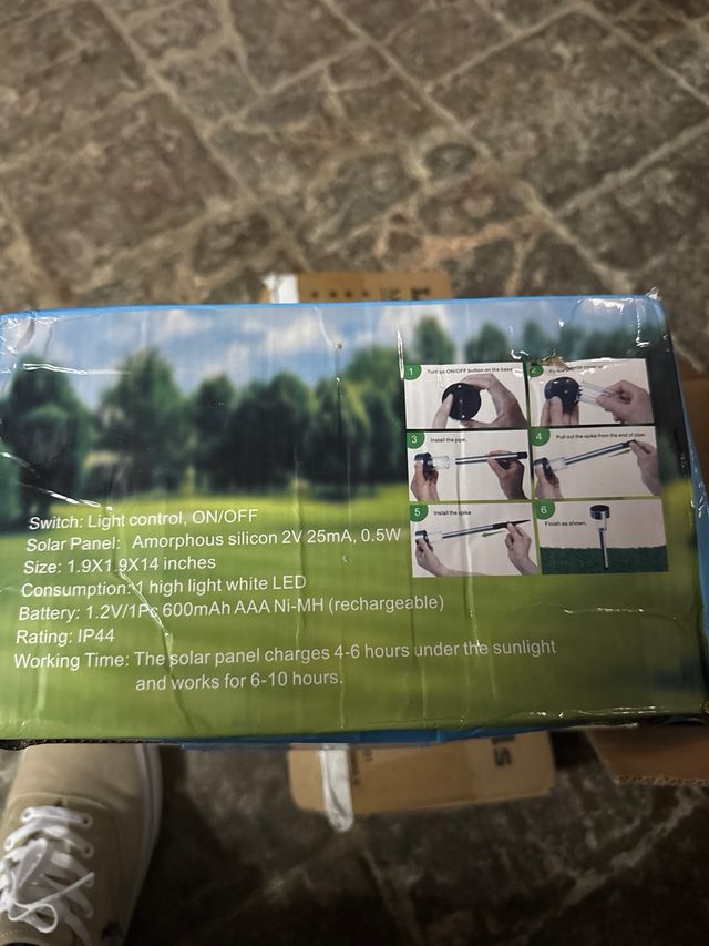 Luces Solares para Jardín - Pack 12