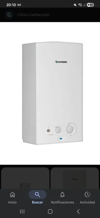 Calentador Gas Natural Junkers