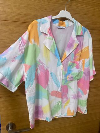 Blusa Stradivarius Multicolor Talla S