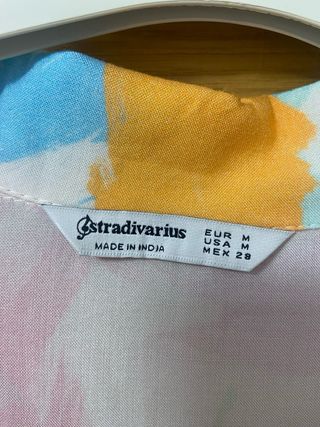 Blusa Stradivarius Multicolor Talla S