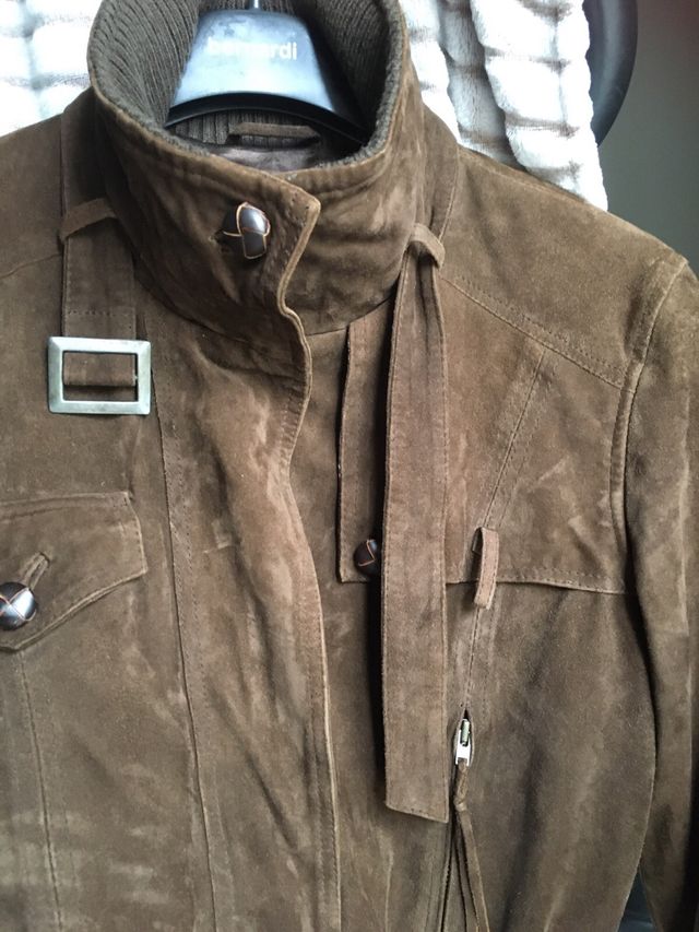 Giacca donna vera pelle scamosciata leFull S