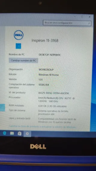 Portátil Dell Inspiron 11 Azul