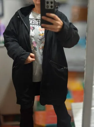 Parka Oversize Negra