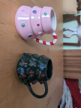 Tazas Navideñas Cerámica (2uds)