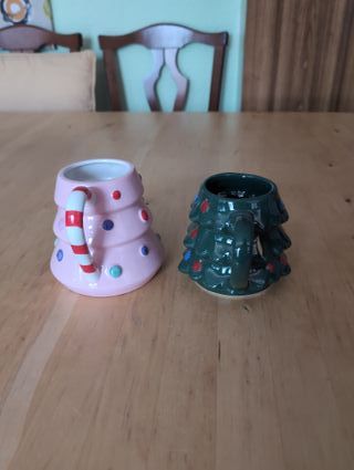 Tazas Navideñas Cerámica (2uds)