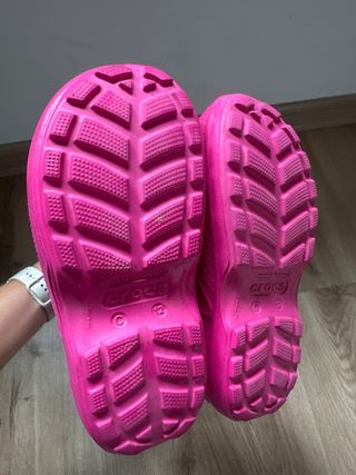 Botas de agua Crocs rosas T. C12 (29-30)