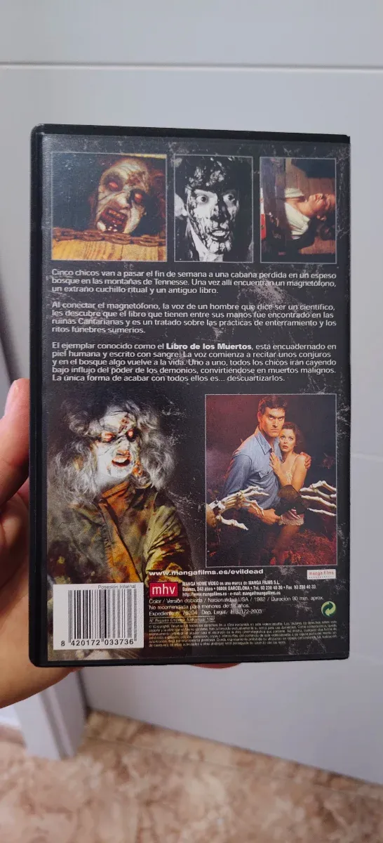 Posesión Infernal VHS (Evil Dead)