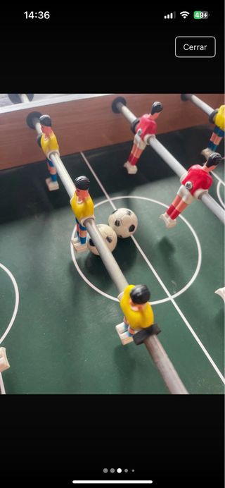 Futbolín infantil de mesa
