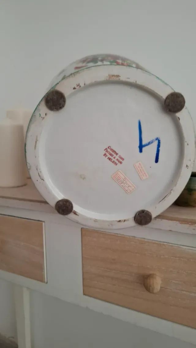 Jarrón Cristine Cano pintado a mano