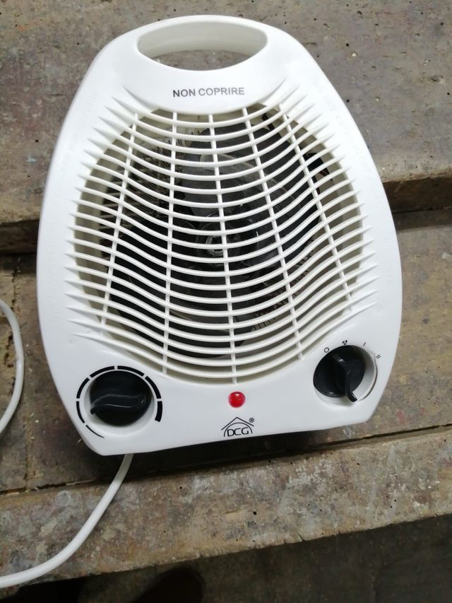 Caldobagno Elettrico 2000W Scaldino Termoventilato