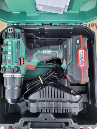 Taladro Parkside 20V con Batería y Cargador _