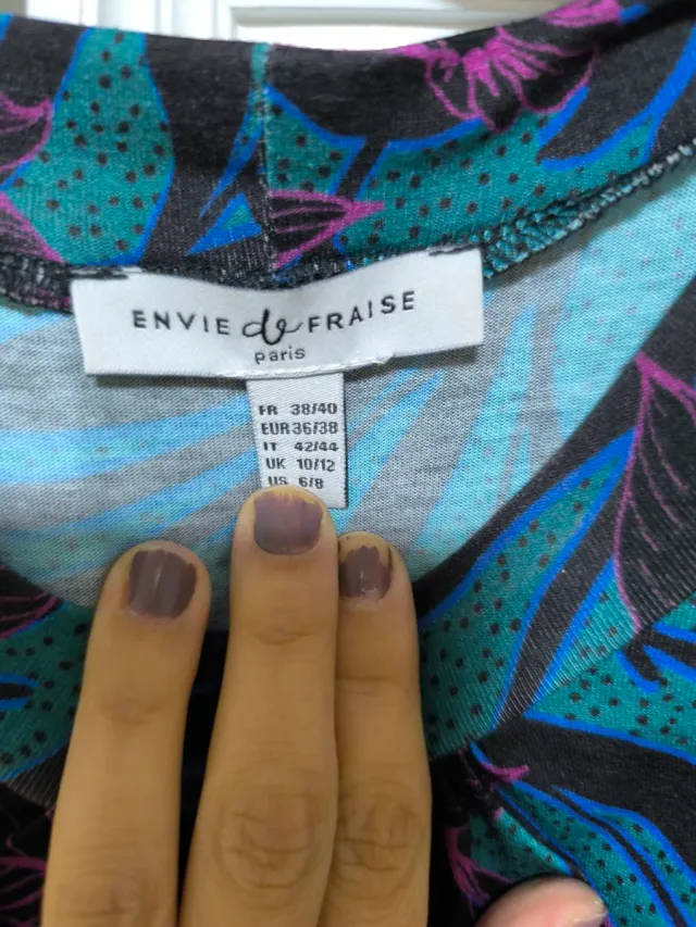 Vestido premamá y lactancia estampado