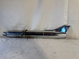 Harley-Davidson Silenciosos Fish Tail cromado