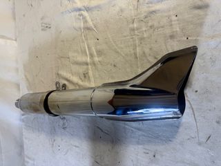 Harley-Davidson Silenciosos Fish Tail cromado