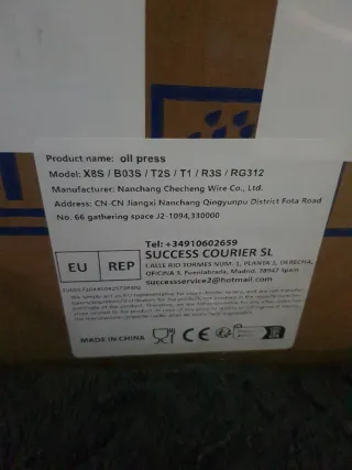 Máquina de prensar aceites