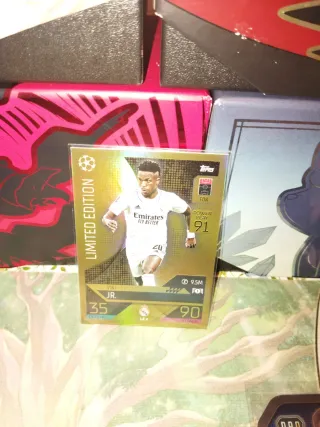 Carta Topps Champions League Vini Jr. Edición Limi