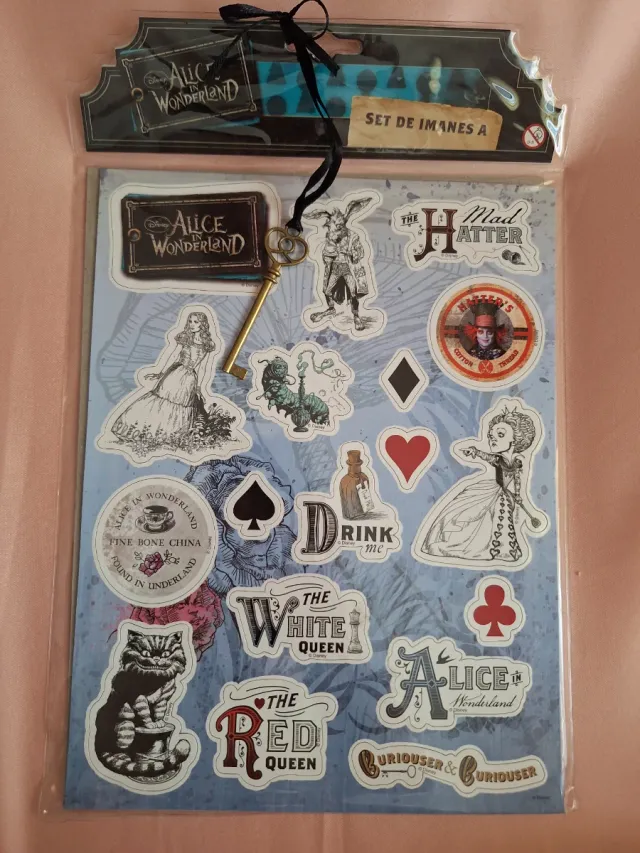 Set Imanes Alice in Wonderland Tim Burton