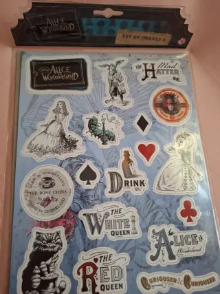 Set Imanes Alice in Wonderland Tim Burton