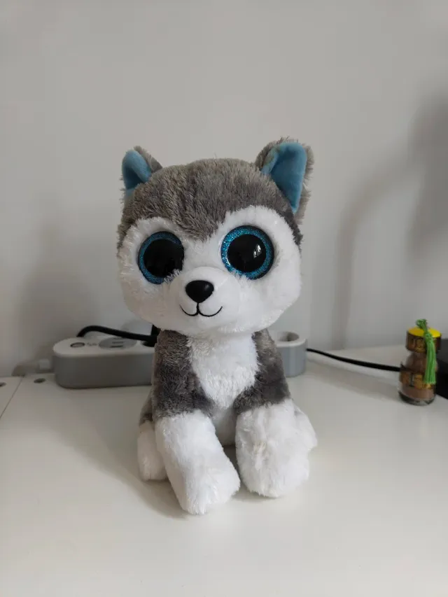 Peluche Perro Husky TY Beanie Boo