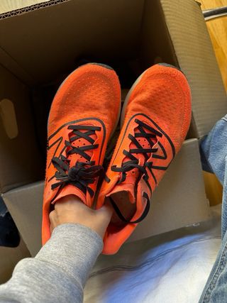 Deportivas New Balance Gris/Verde Talla 42