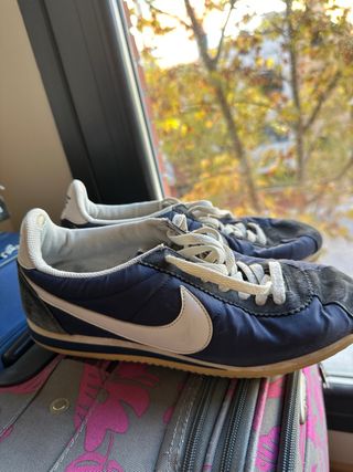 Zapatillas Nike Vintage Azul y Blanco