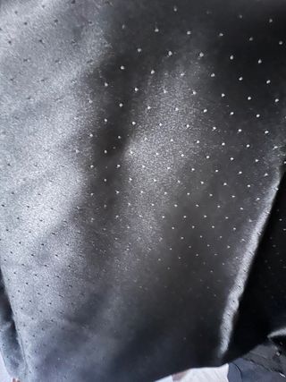 Tela fallera negra con topos