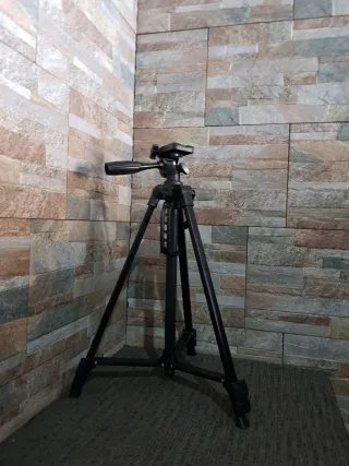 Trípode para cámara negro