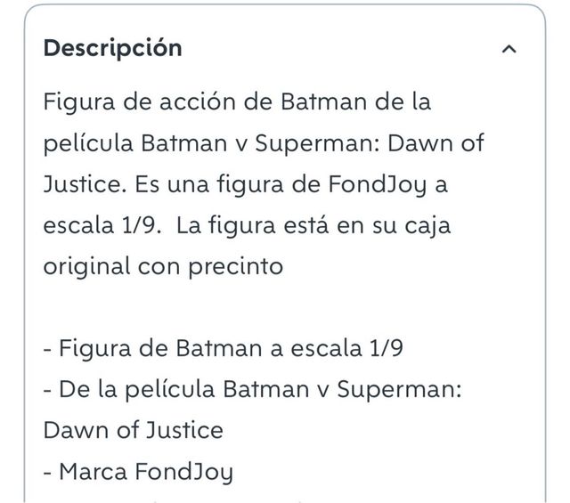 Figura Batman 1/9 DC Comics