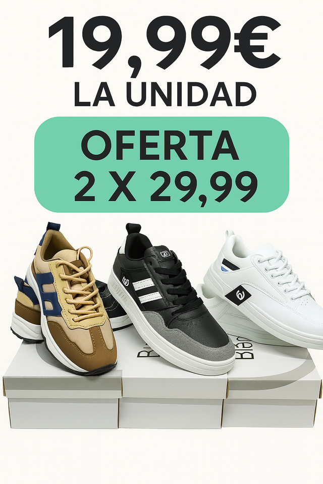 Zapatillas Caballero Oferta 2x30€