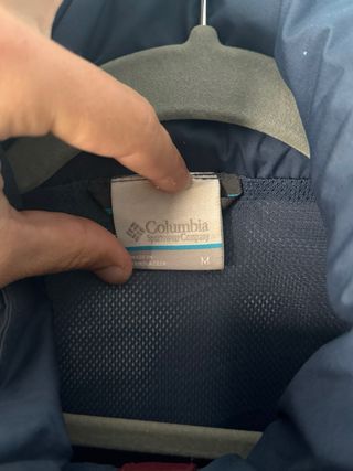 Chaqueta Columbia Gris y Roja