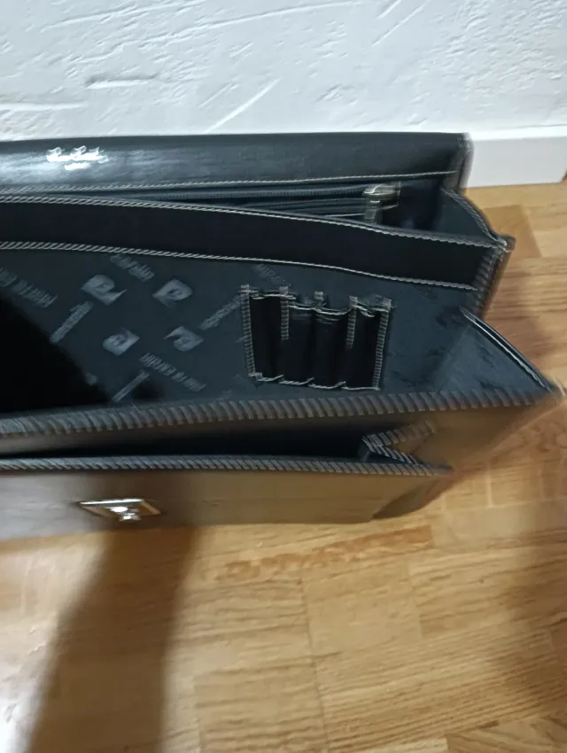 Portadocumentos Pierre Cardin Negro