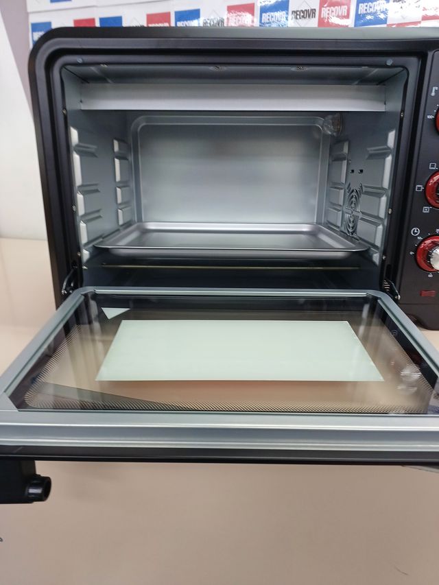 ✅ Horno eléctrico 2000 W acero inoxidable rojo Girmi