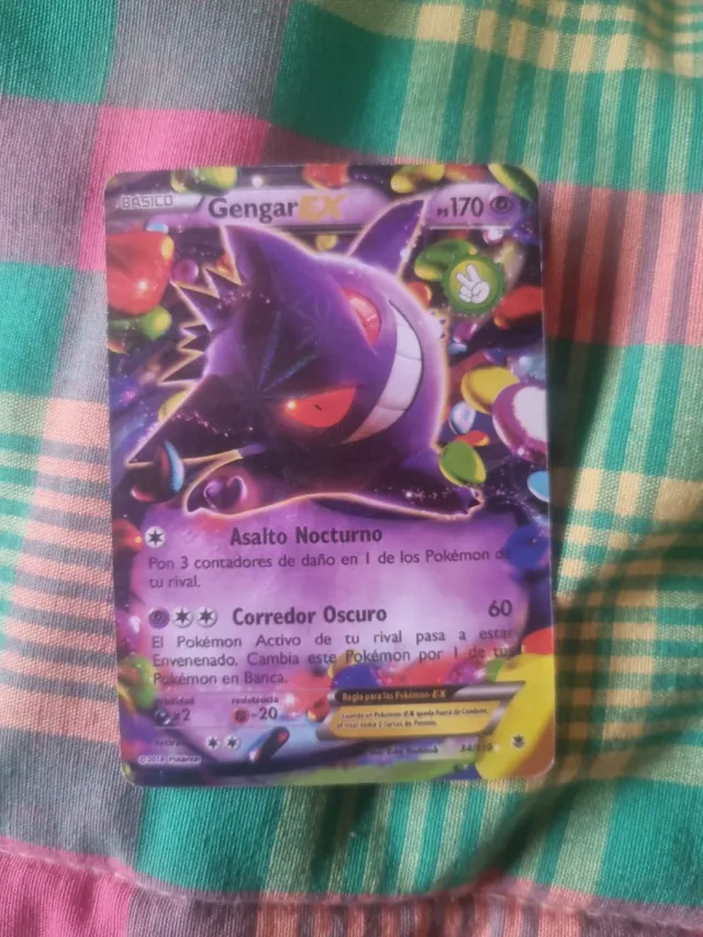 Carta Pokémon Gengar EX 170 HP