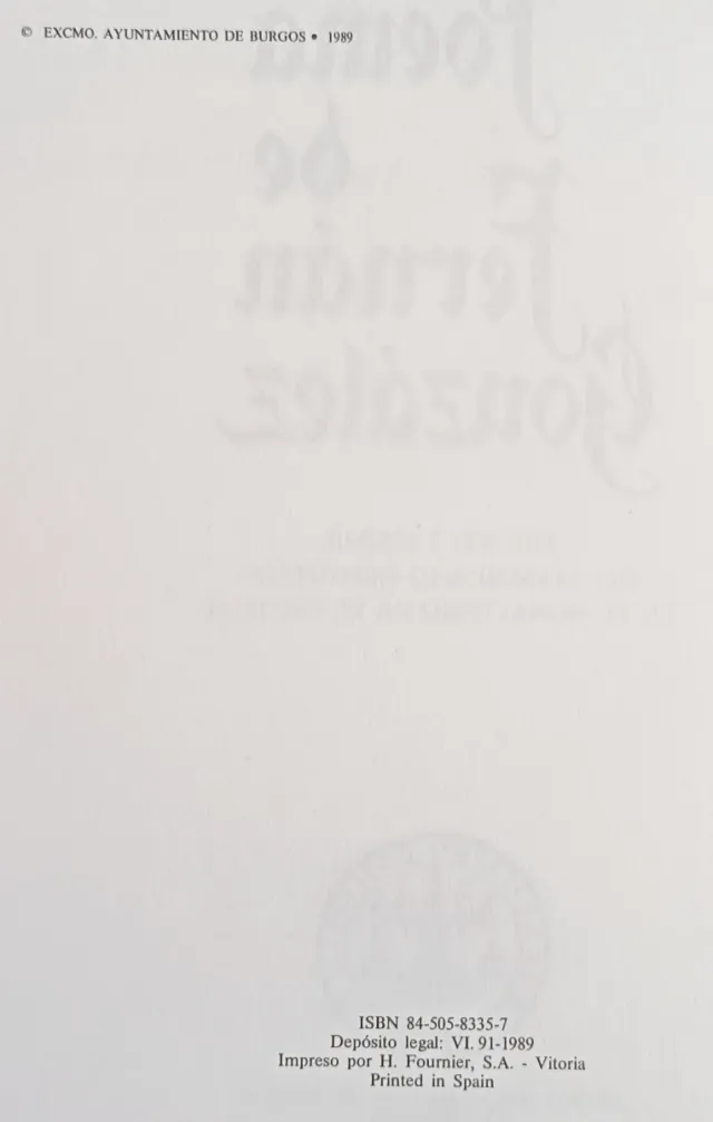 LIBRO POEMA DE FERNÁN GONZÁLEZ CON CUBIERTA DURA