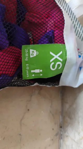 Protecciones Patines Niños XS Morado/Rosa