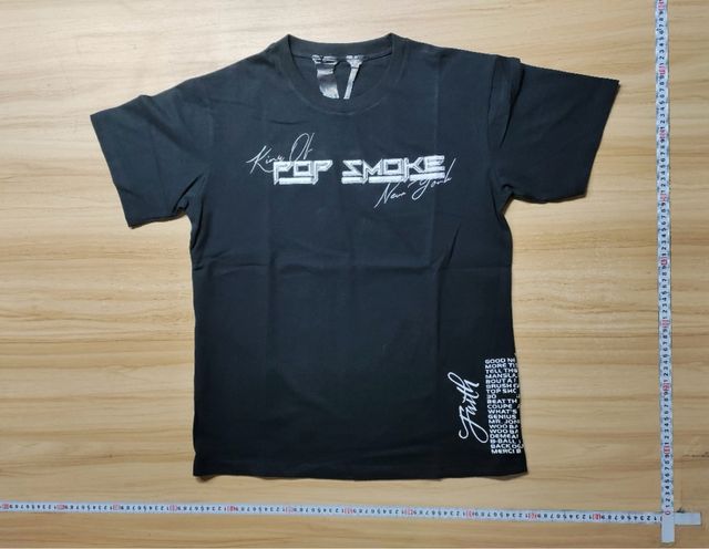 Camiseta Vlone Pop Smoke Negra