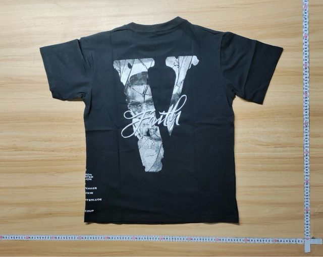 Camiseta Vlone Pop Smoke Negra