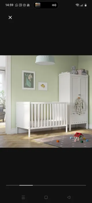 Cuna bebé Ikea 120x60