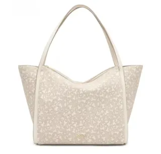 Capazo Tous Kaos Mini Lines Beige